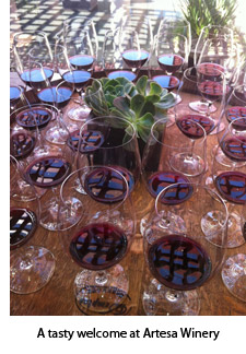 Red wine from Artesa