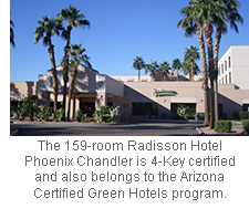 The 159-room Radisson Hotel Phoenix Chandler