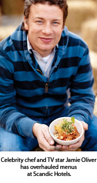 Celebrity chef Jamie Oliver