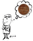 Thinking man illustration