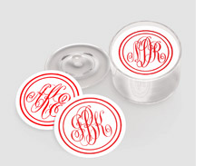 Monogrammed coasters