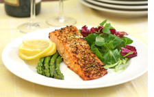 Salmon dinner
