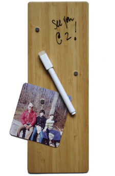 Magnetic bamboo board