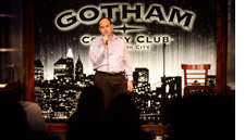 Comedian on stage