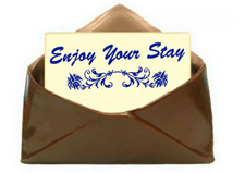 Chocolate envelope