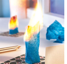 Burning paper