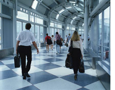 Airport arrivals