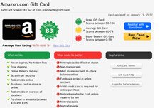 gift card review screen shot
