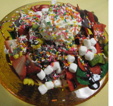 Dessert nachos, food and beverage, meeting, event