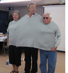 Three-headed t-shirt