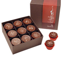 Ococoa peanut-butter chocolates