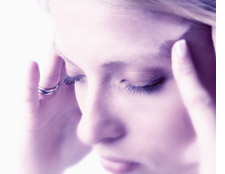 Woman stressed