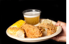 Plate-and-cup holder