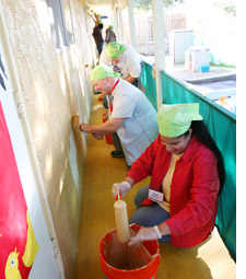 Mural painting activity