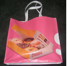 Tote made from recycled meetings materials