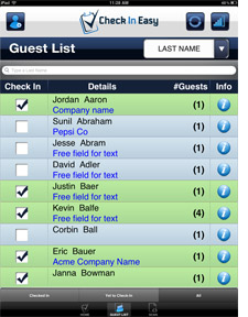 Check In Easy screen shot