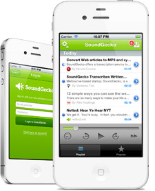 Soundgecko screen shot