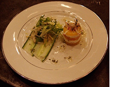 Beet and chevre Napolean