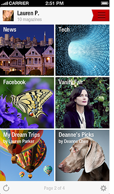 Flipboard screen shot