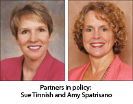 Sue Tinnish and Amy Spatrisano