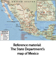 Map of Mexico
