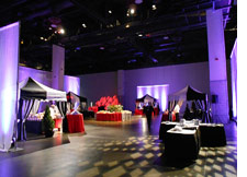 Decorated convention hall