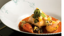 Delicious French tinged New England dish from Bostons Boylston Street